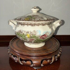 Johnson Brothers Friendly Village Covered Sugar Bowl